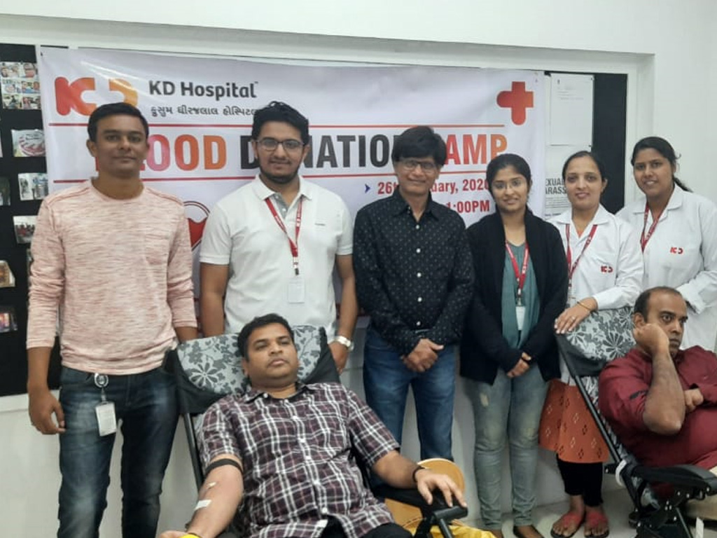 Blood Donation camp at Godrej Garden City