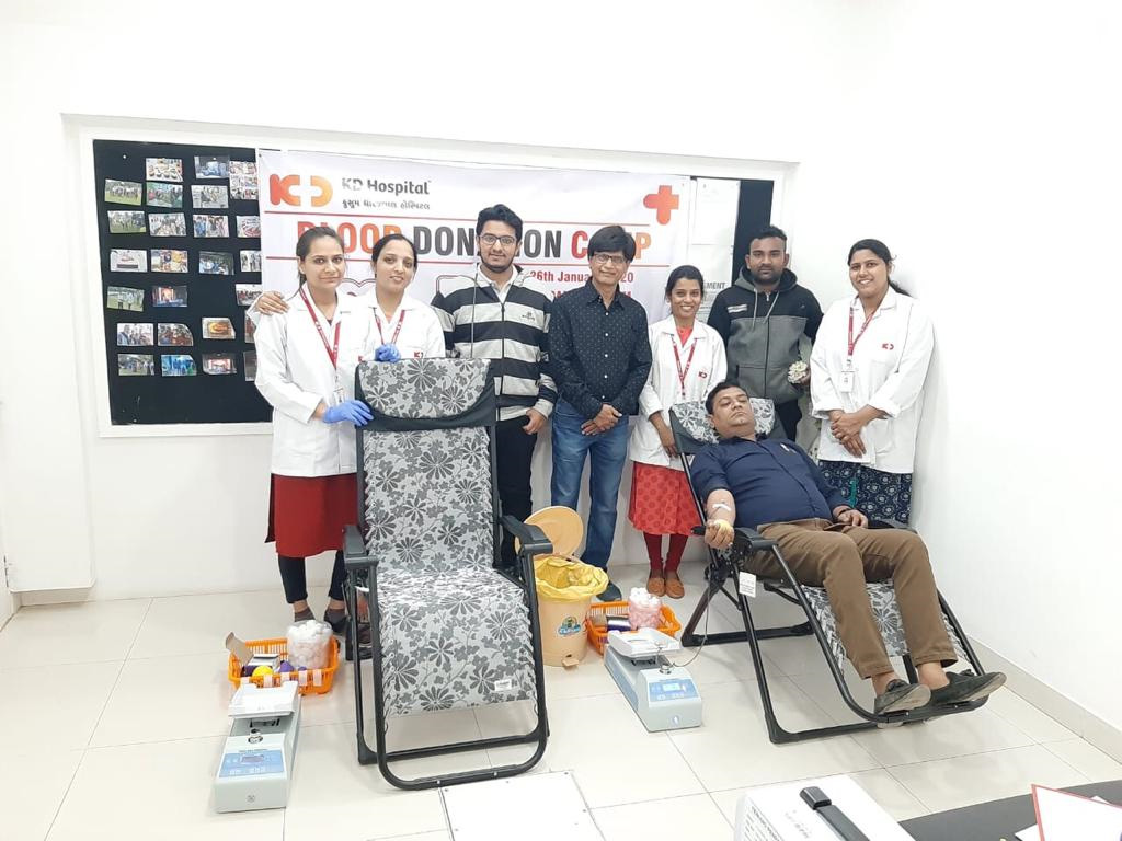 Blood Donation camp at Godrej Garden City
