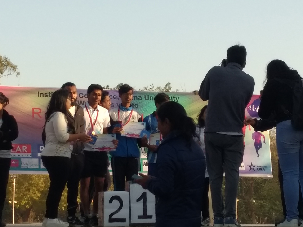 Health partner at Nirma University Marathon